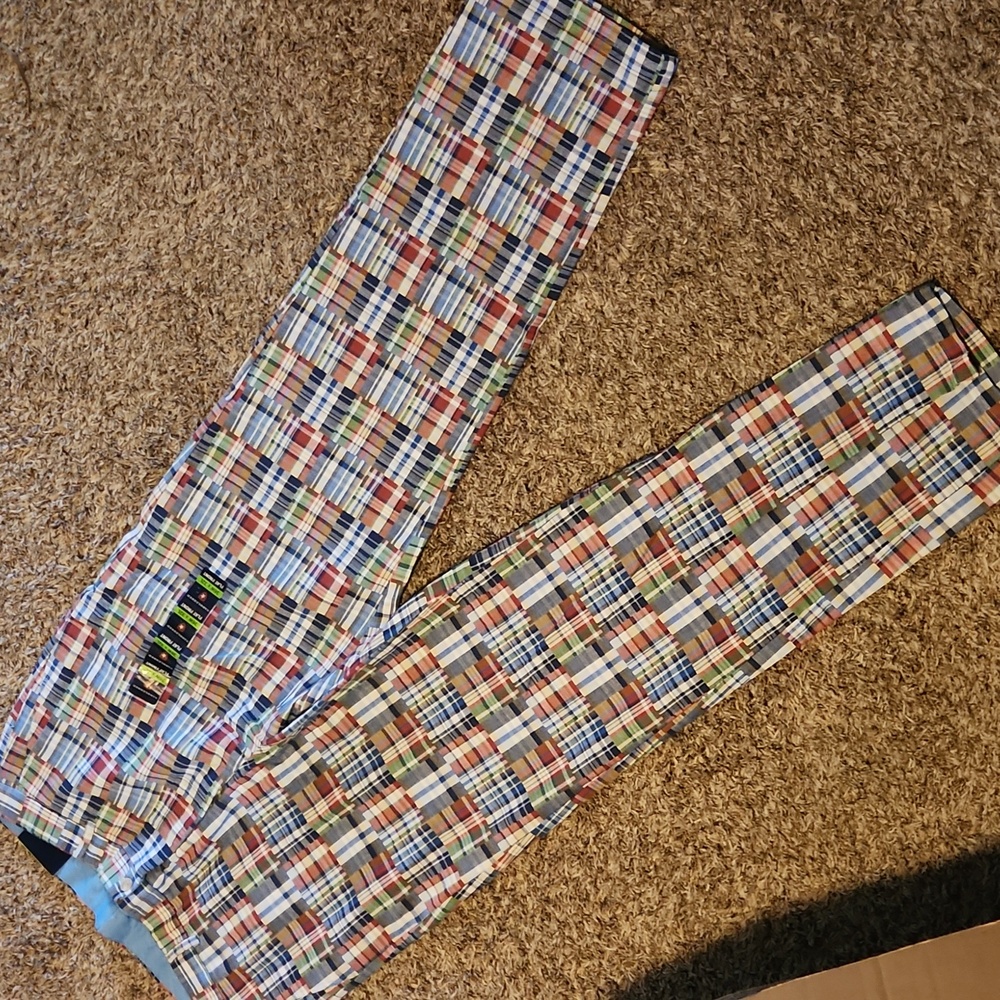 Saddlebred Multicolor Plaid Men’s Pants